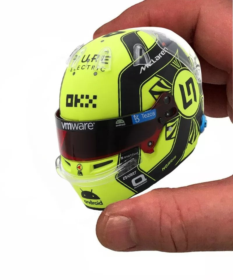 Mclaren Lando Norris 2023 Spark Mini Helmet 1/5 Scale