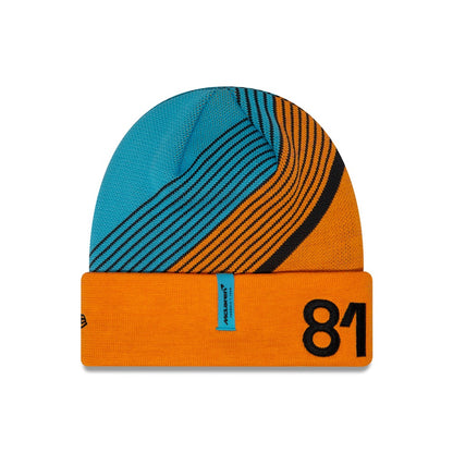 McLaren Racing Oscar Piastri Orange Cuff Beanie