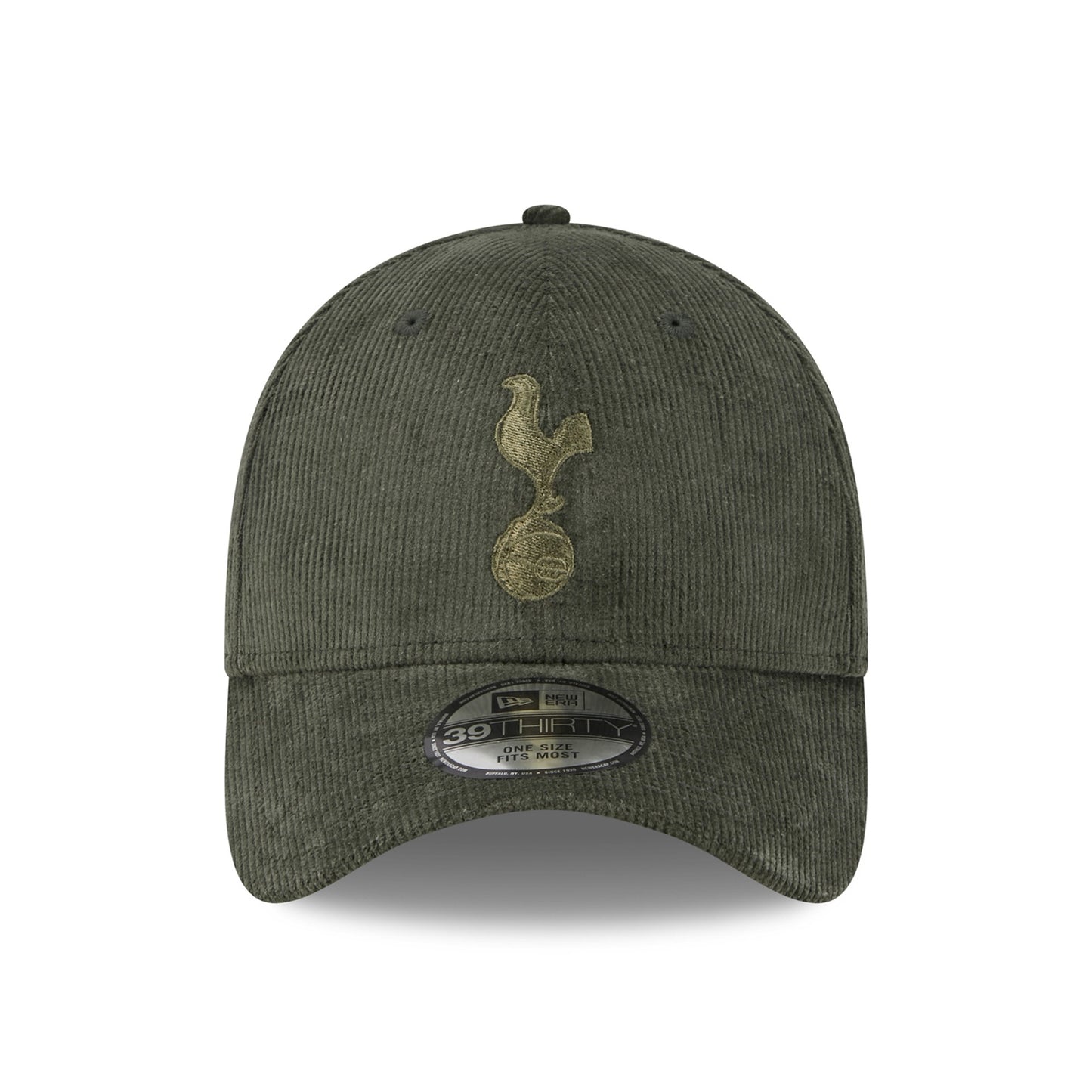 Tottenham Hotspur FC Cord Dark Green 39THIRTY Stretch Fit Cap