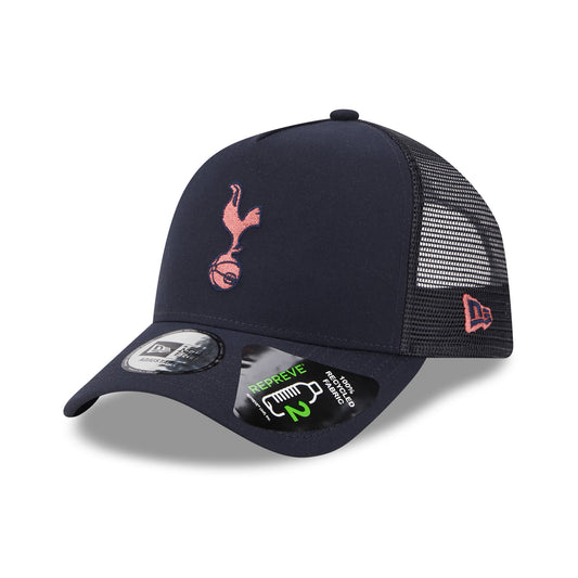 Tottenham Hotspur FC Repreve Navy A-Frame Trucker Cap