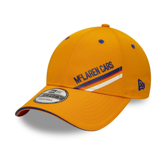 McLaren Racing Triple Crown Stripe Orange 9FORTY Adjustable Cap