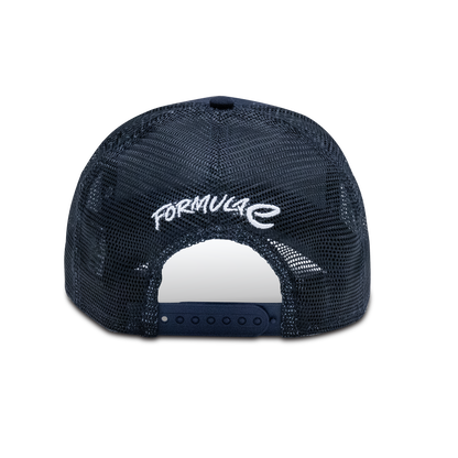 Formula E Repreve Navy A-Frame Trucker Cap