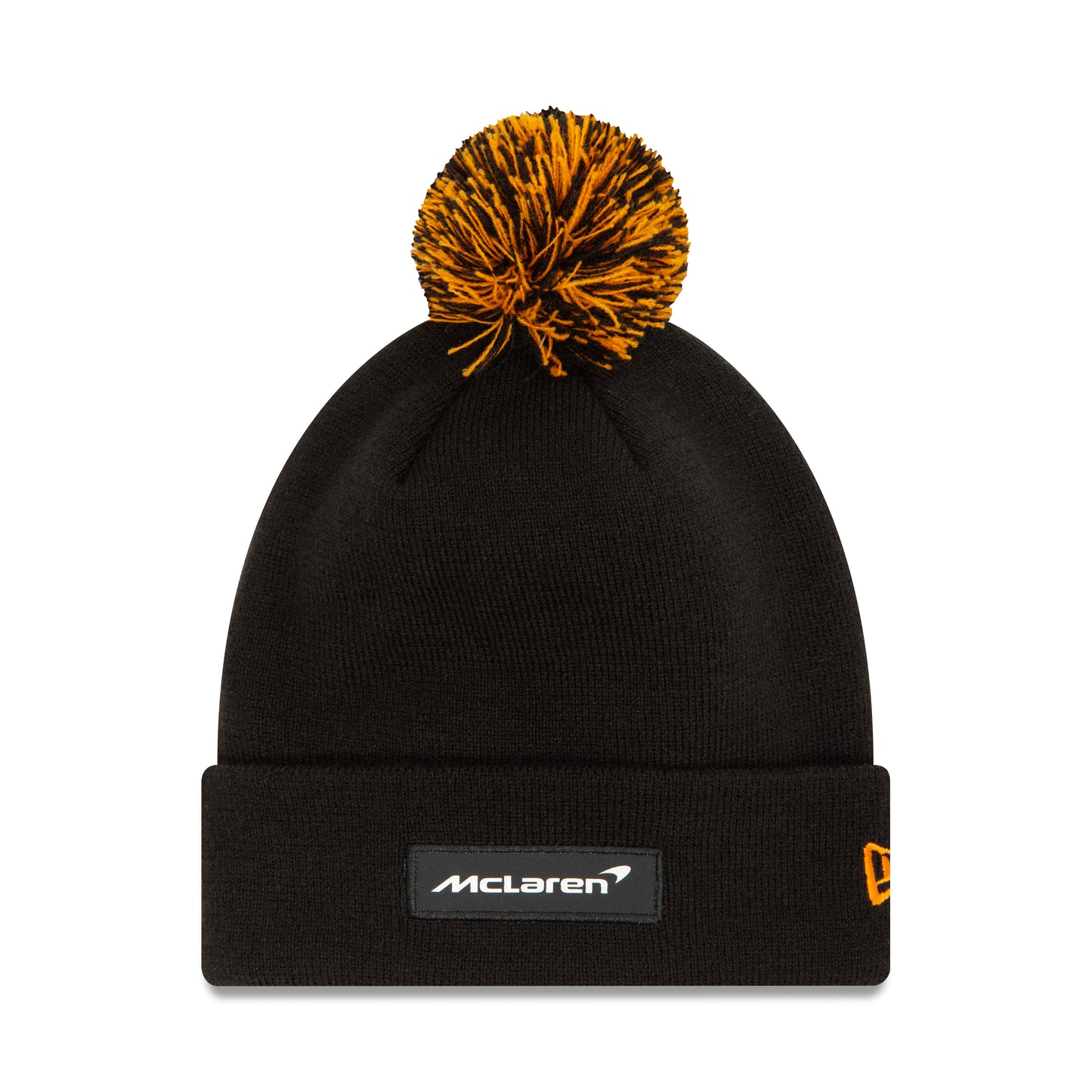 McLaren Automotive Patch Black Bobble Knit Beanie