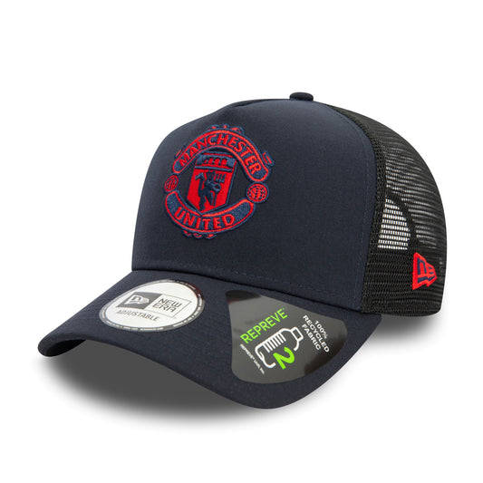 Manchester United FC  Adult Navy Trucker Cap - Unisex