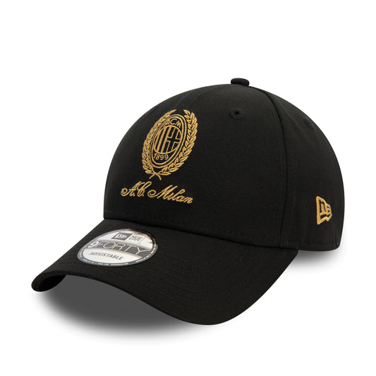 AC Milan Heritage Gold Black 9FORTY Adjustable Cap - Unisex 