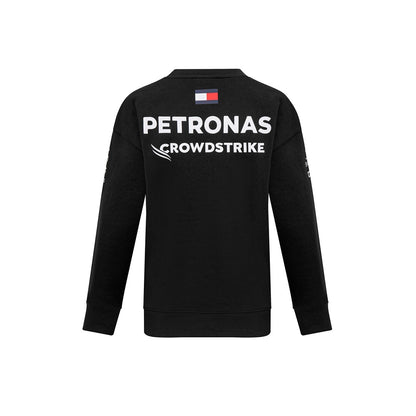 Mercedes-AMG Petronas F1 2023 Team Crew Sweatshirt Womens - Black