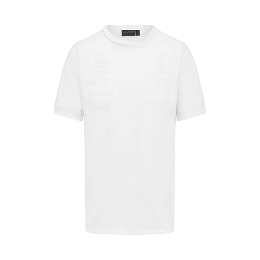 Mercedes-AMG Petronas F1 2023 Team Stealth Tee Mens - White