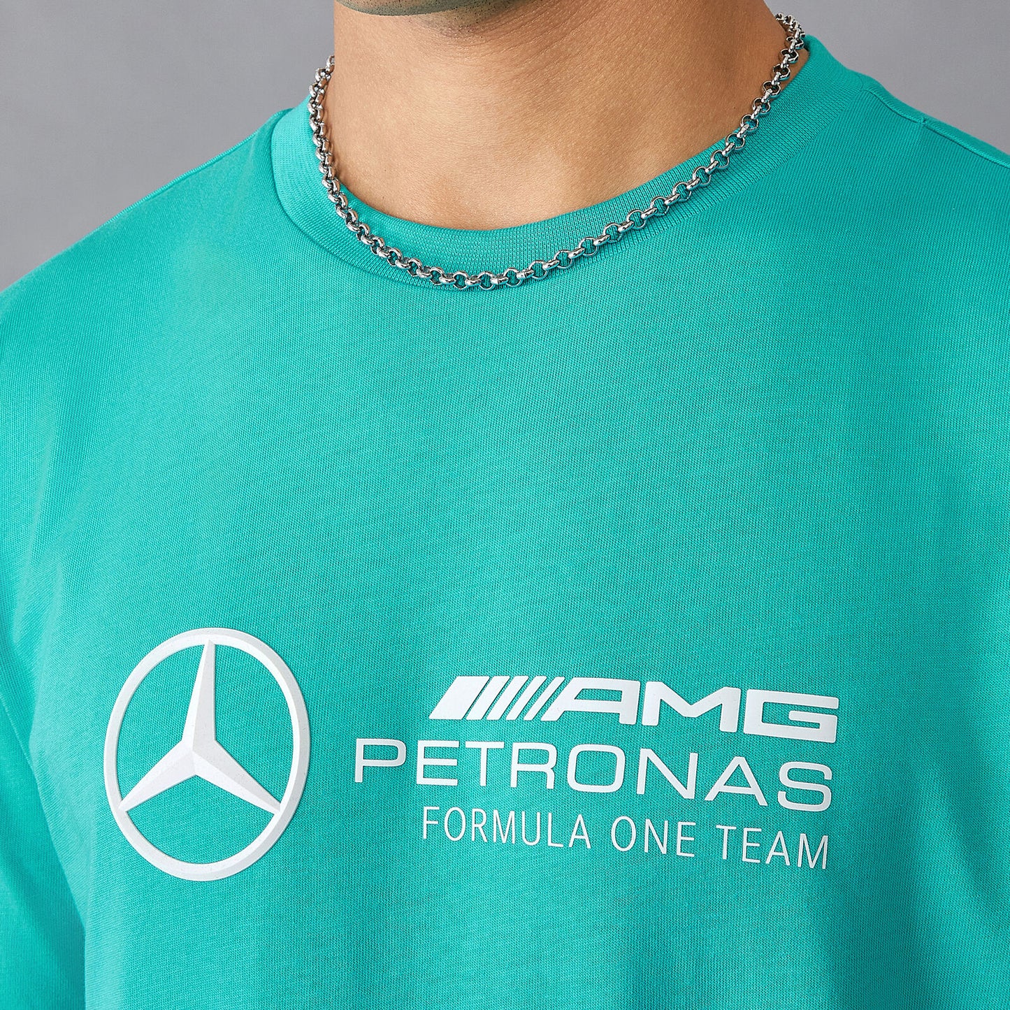 2024 Mercedes-AMG Large Logo T-Shirt - Ultra Teal