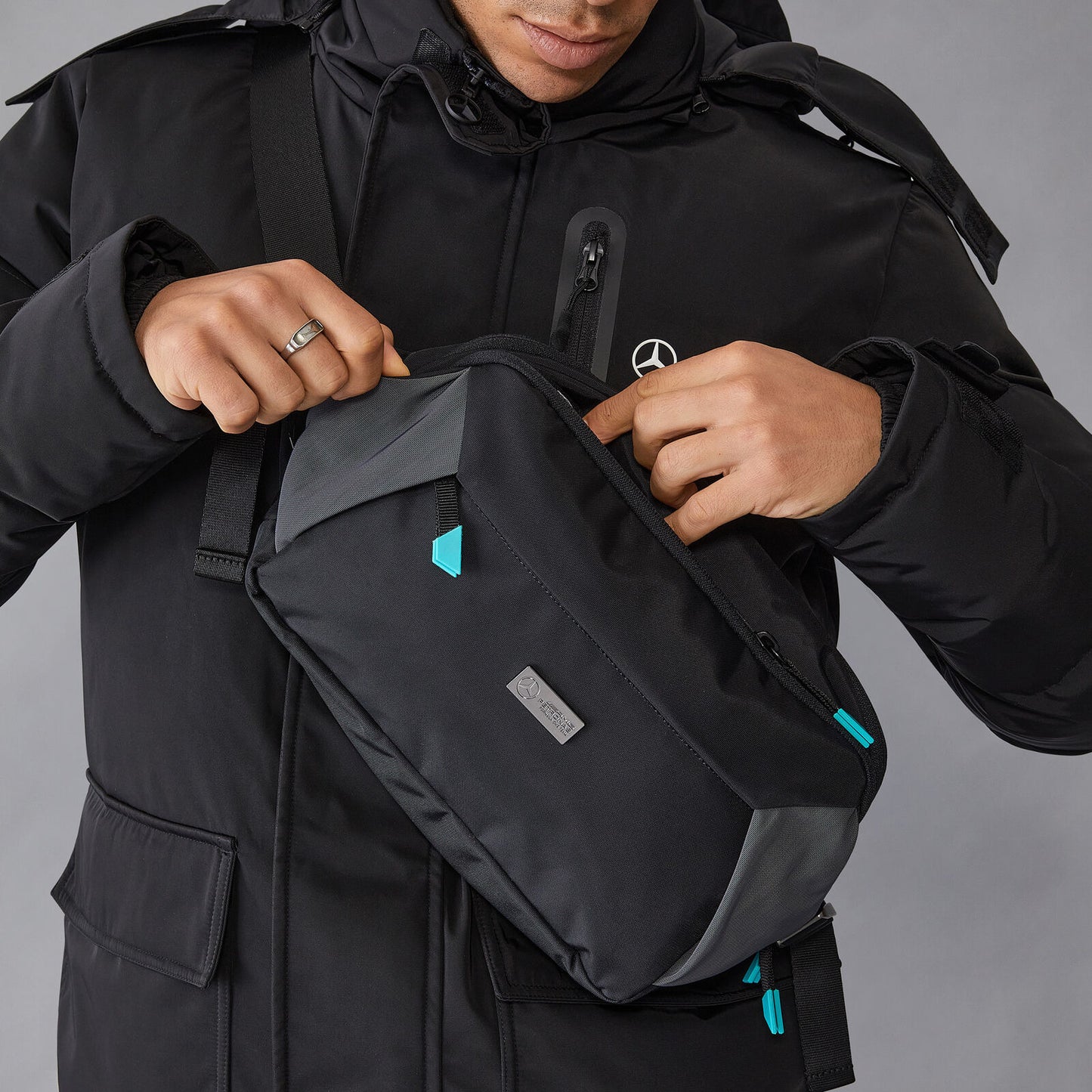 2024 Mercedes-AMG Petronas F1 Team Cross Body Bag