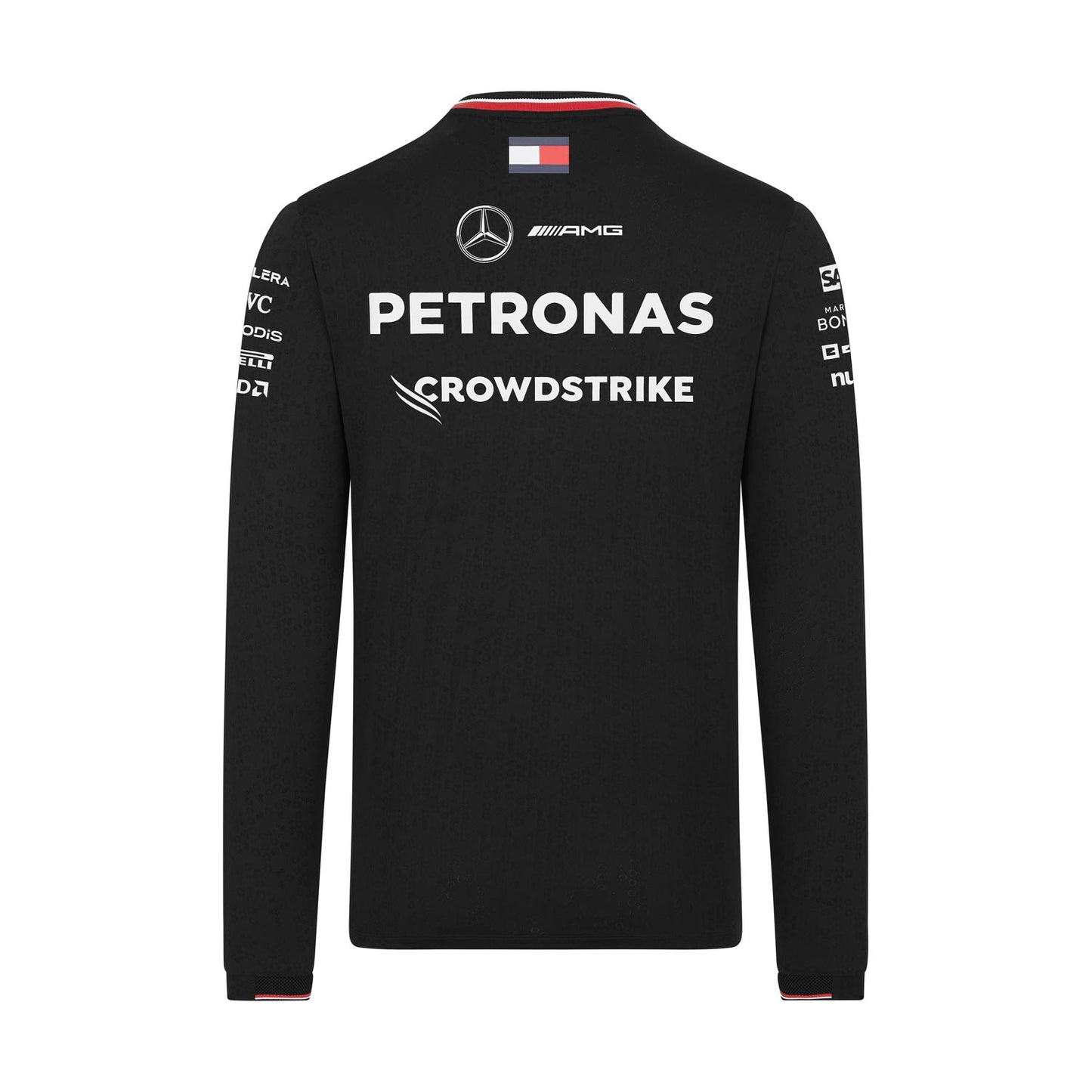 2024 Mercedes-AMG F1 Men's Team Long Sleeve Driver Black Shirt