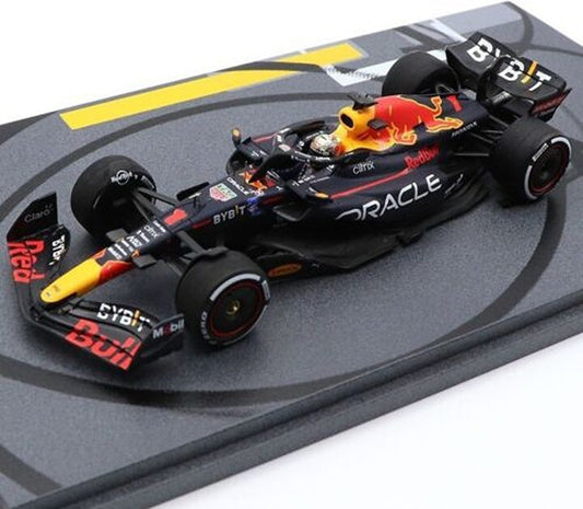 Oracle Red Bull Racing RB18 Winner Max Verstappen Abu Dhabi GP 2022 in Showcase