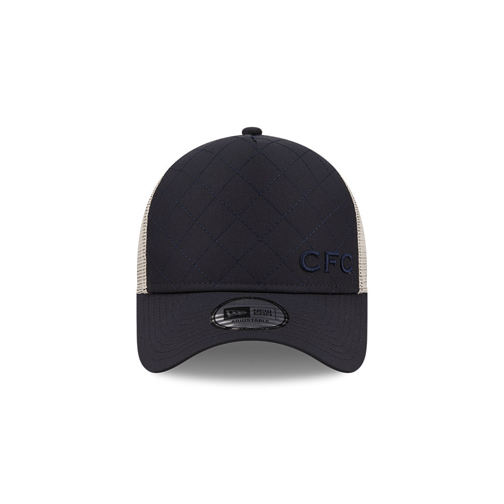 Chelsea FC Lion Crest Quilted Nylon Trucker Cap