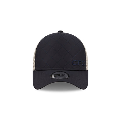 Chelsea FC Lion Crest Quilted Nylon Trucker Cap