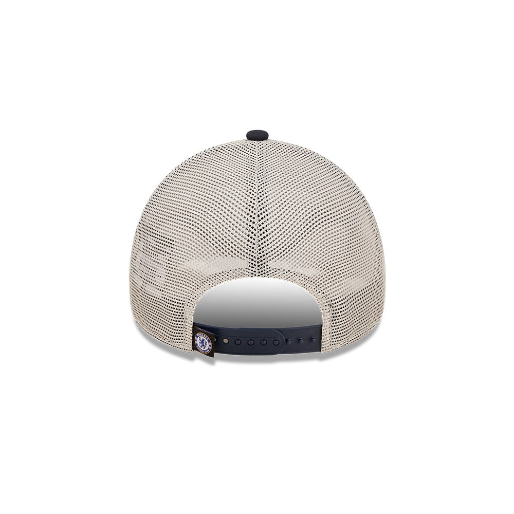 Chelsea FC Lion Crest Quilted Nylon Trucker Cap