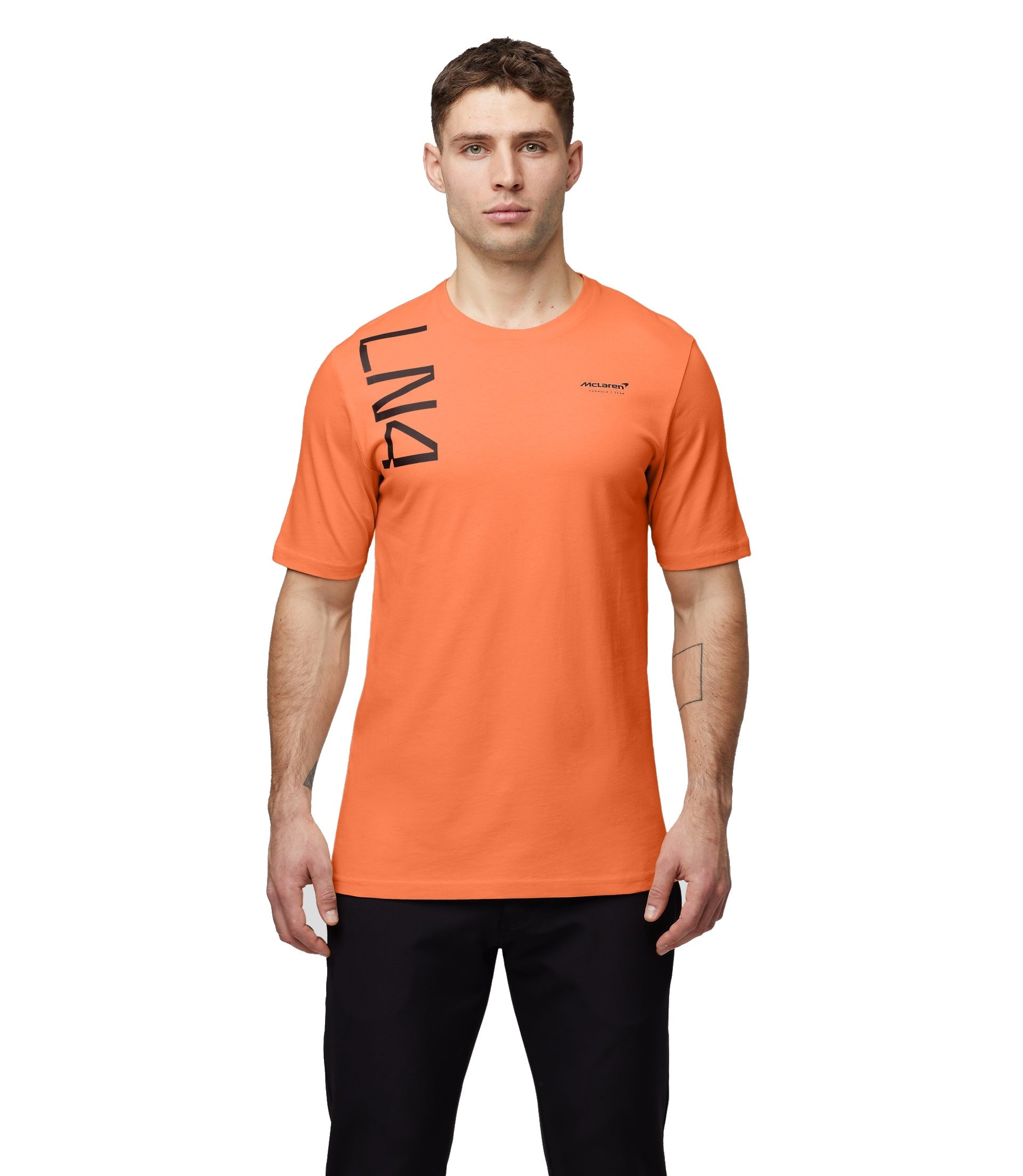 2022 McLaren F1 Mens Norris LN4 Core T-Shirt Orange/Nectarine ...